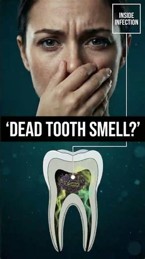 Why Your Breath Smells Like 💩 #teethdecay