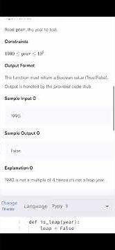 HackerRank Leap Year Explained in 2 Minutes (Python)