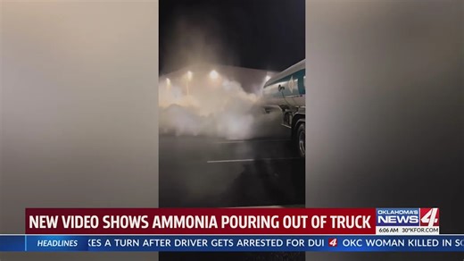 New video of ammonia leak in Weatherford