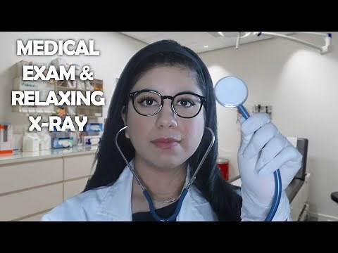 ASMR / Medical Exam & XRAY (Medical tools, Soft Spoken, Crinkling)