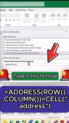 Auto highlight cells using vba in excel #excel #exceltips #exceltutorial