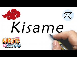 how to draw started from the word Kisame, Akatsuki naruto