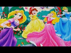 Disney Princess Jigsaw Puzzle Games Rompecabezas De Play Kids Toys Learning Activities Rapunzel