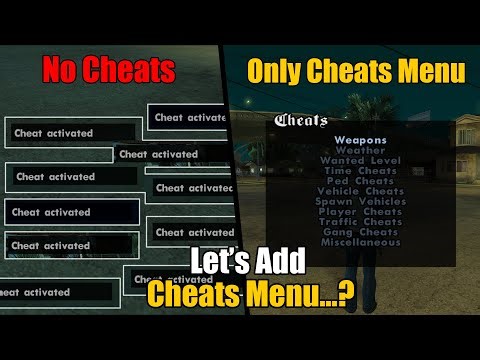 How to Add Cheat Menu in GTA San Andreas PC - GTA San Andreas Cheat Menu
