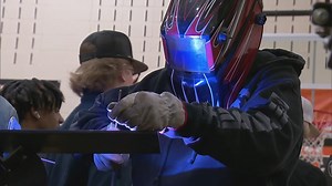 Western Welding Academy's "Blue Collar Tour" visits Colorado high school