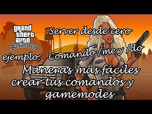 MANERA FACIL PARA CREAR GAMEMODES PAWNO SERVER GTA DESDE CERO | SERVER GTA SAMP DESDE CERO | PART 6