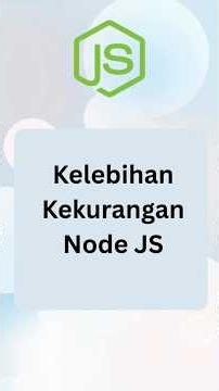 Kelebihan dan Kekurangan Node JS #texteditor #funny #developerterpercaya #coding #programming