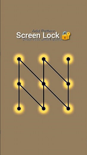 Screen lock pattern