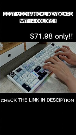 The Most Satisfying Keyboard Under $100? 💯 #amzonmustbuy #usashopping
