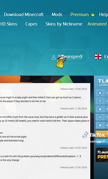 Cara mengganti skin di Minecraft Java #Minecraft #minecrafttutorial #indonesia #indonesiaminecraft #fyp #Tipsgaming