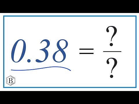 0.38 as a Fraction (simplified form)