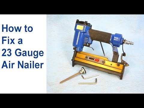 How to Fix an Air Nailer - 23 Gauge Pinner (Pneumatic Nailer Repair)