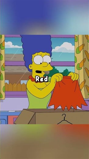 Marge lost her dress #simpsons