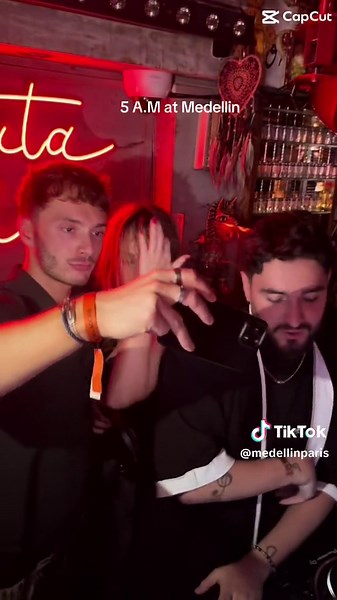 Ester Exposito at Paris Fashion Week Nightclub Event