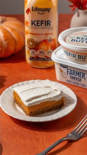 Probiotic Pumpkin Mousse Cheesecake