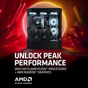 Experience the performance of an #AMDRedRig with custom gaming desktops featuring AMD Ryzen and Radeon - from builders like CyberPowerPC, Maingear, and more: https://www.amd.com/en/gaming/custom-gaming-desktop | AMD Gaming