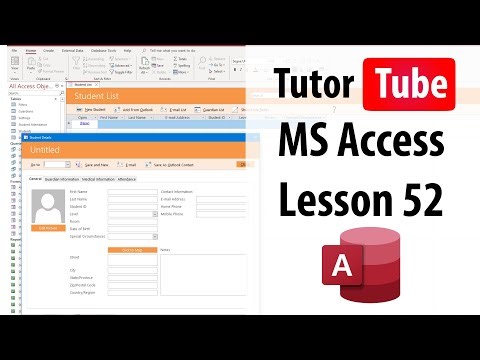 MS Access Tutorial - Lesson 52 - Using Report Wizard
