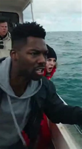 Giant Whale Explodes Beside the Boat as a Massive Splash Shocks Everyone #whale #ocean #wildlife