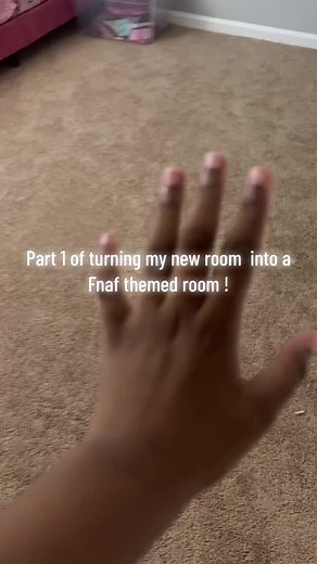 Part 1 of making my room fnaf themed ! #fnafroomdecor | fnaf room decor