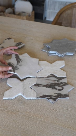 Mixing, matching, and letting the materials guide the direction. No rules. Just paying attention to what works together and what feels right in the hand and in the light. Which pattern do you prefer, the first or second? | Tile Collective