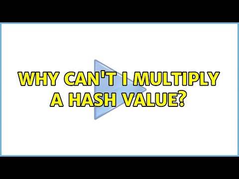 Why can't I multiply a hash value? (4 Solutions!!)