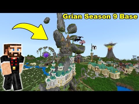 Hermitcraft Season 9 Grian Base | Visiting and Exploring | Minecraft