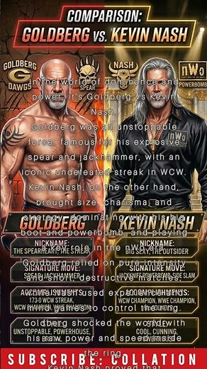 Goldberg vs Kevin Nash – Clash of Titans #WWE #Goldberg #KevinNash