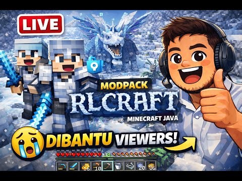 LIVE MINECRAFT JAVA PERJALANAN RLCRAFT HARI KE 2