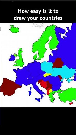 How easy is it to draw your countries flag?