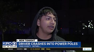 VIDEO: Suspected DUI crash knocks out power to over 900 Bothell residents