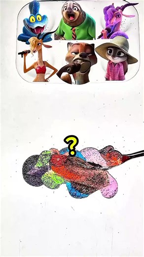 Zootopia Color Mixing Clay Activity