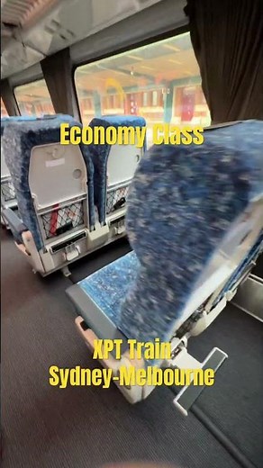 XPT Train - Sydney to Melbourne Economy Class carriage #xpt #sydney #economy #melbourne