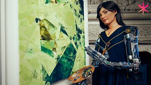 Robot Artist Ai-Da Presents Her First Art Exhibition | Al Bawaba