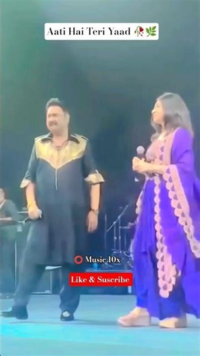 Aati Hai Teri Yaad 🥀🌿 Kumar Sanu & Alka Yagnik Live 😍 #shorts#youtubeshorts #trending#shortsfeed#90s