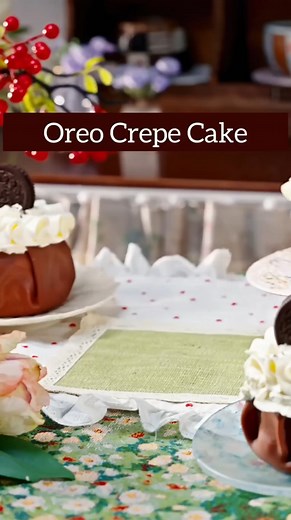 169K views · 3.6K reactions | Oreo Crepe Cake #oreocake...