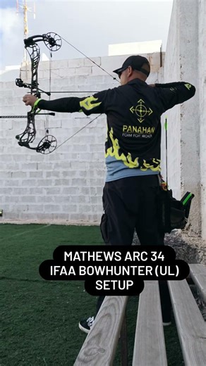 Love the ‪@MathewsInc‬ ARC 34 Bow. I have set it up for the IFAA #bowhunter UL class rules.