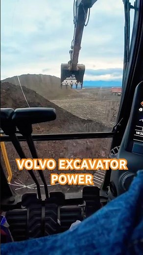 Volvo Excavator Working | Loading Soil on Track