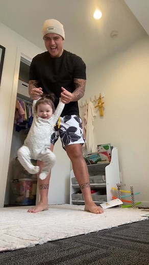 Heartwarming Moments of a Child Learning to Walk