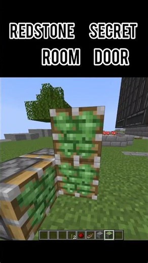Minecraft Redstone Secret Room 👀