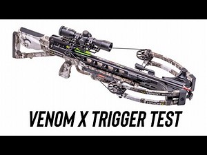 TenPoint Venom X Crossbow Trigger Pull Test -