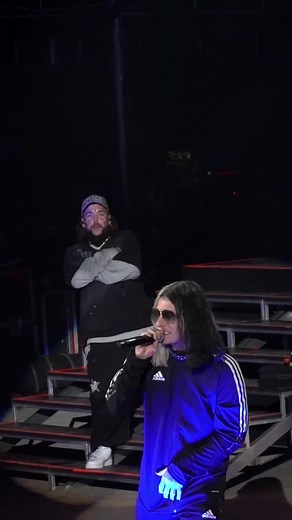 @$uicideboy$ & @Ghostemane performing at Red Rocks Amphitheater on Halloween 🎃#yungxrist #ghostemane