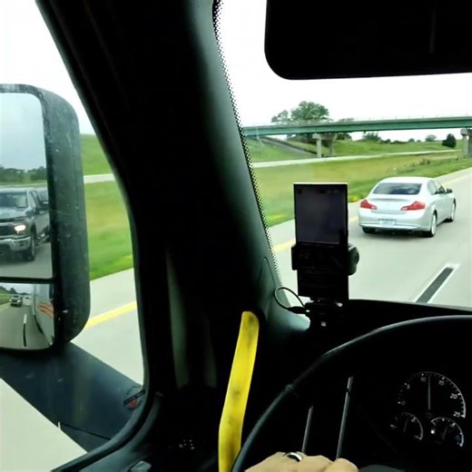 "Why so close???" Why do cars have to get over so soon after passing Big Rigs? Don't they know?