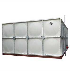 [Hot Item] Customizable Size and Capacity Water Treatment Station Square Fiberglass GRP FRP Panel SMC Water Storage Tank