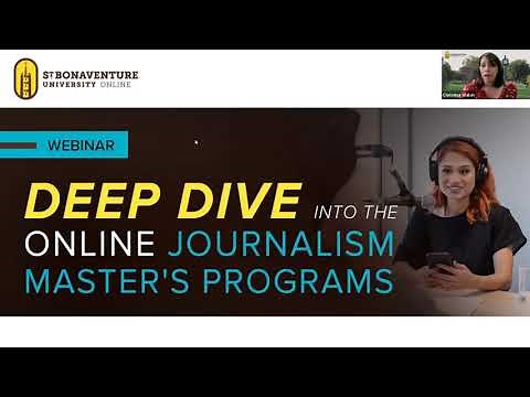 Deep Dive into the Online Journalism Master's Programs