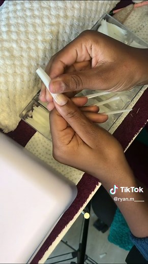 How to do an overlay (acrylic and gel) ❤️ #SAMA28 #fyp #nails #acrylicnails #beginnernailtech #viral #tutorial #nailtutorial #naitlartist #nailprep #nailtok #satiktok🇿🇦 #mzansitiktok #southafrica