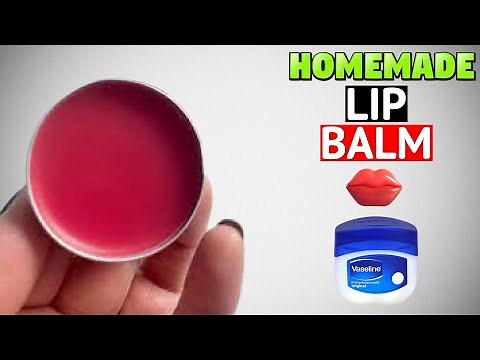 HOMEMADE DIY LIP BALM/HOW TO MAKE A LIP BALM & LIP GLOSS AT HOME EASY/DIY LIP GLOSS/LIPTINT/LIPSTICK