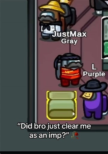 3 votes 3 imps: My best work yet #amongus #ventclear | amongus