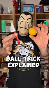 AMAZING! BALL MAGIC TRICK EXPLAINED 🪄#foryou #perte #magic #tricks #magician #magictrick | The Mask Magic Tricks Revealed