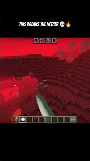 One Snowball Deletes The Nether 😳🔥