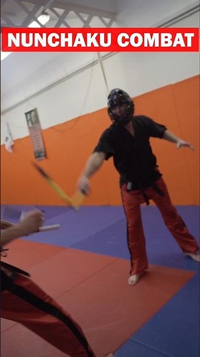 SPARRING NUNCHAKU #combat #shorts